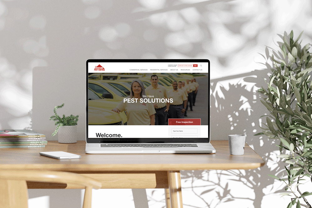 Dodson Pest Control Custom Website by 434 Marketing