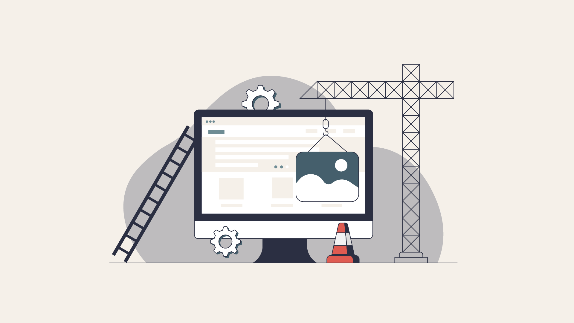 Blog post cover for rebuild website
